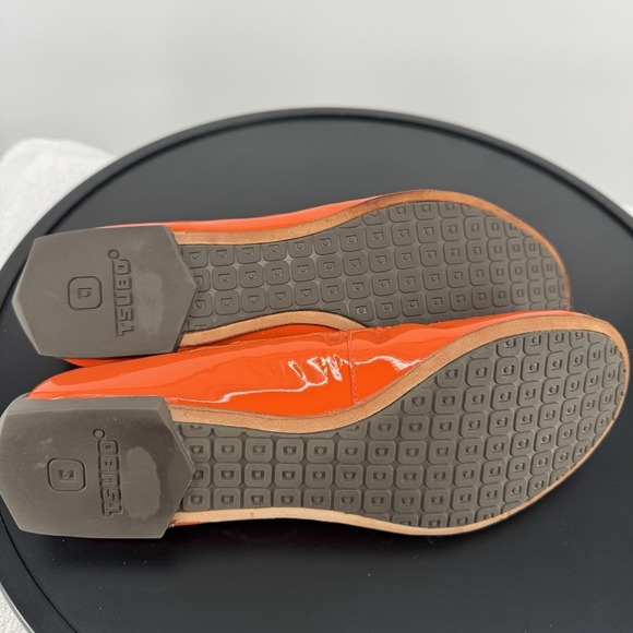Tsubo‎ Roana Orange Patent Leather Ballet Flats Slip On Sz 7 .5 US/38.5EU/6UK - Picture 7 of 7